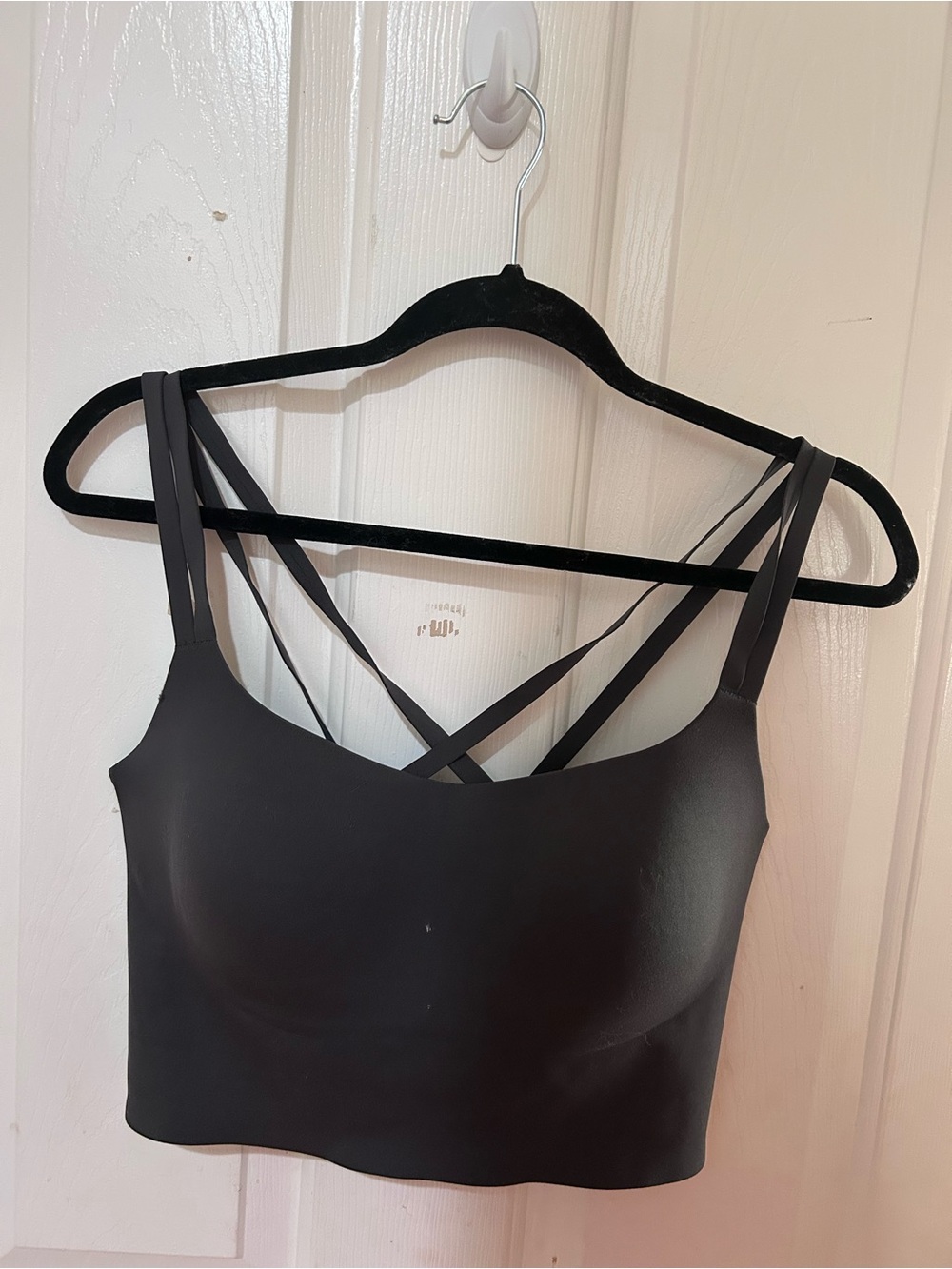 Black Strappy Seamless Bralette